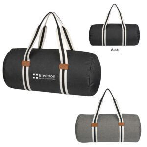PR10777 CAPETOWN HEATHERED DUFFEL BAG