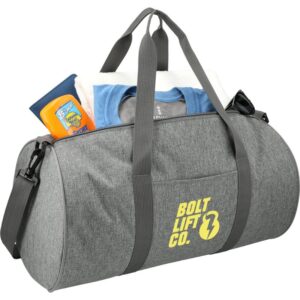 Custom Promotional Products 7 PR10909 1 Graphite GA DECORATED Tahoe 18 Graphite Barrel Duffel