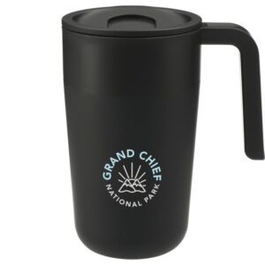 Custom Promotional Products 12 PR11045 1 Black BK DECORATED Sigrid 16oz ECO Mug with Recycled Plastic