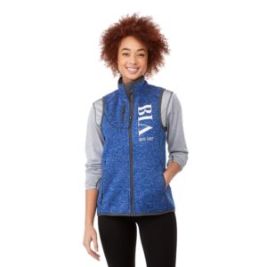 PR11133 1 Metro Blue Heather 550 DECORATED Womens FONTAINE Knit Vest
