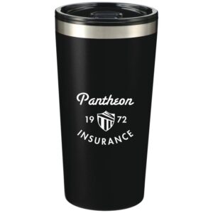 PR11331 1 Black BK DECORATED Thor 16oz Tumbler