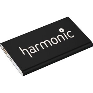 PR11457 1 Black BK DECORATED Pep 4000 mAh Power Bank