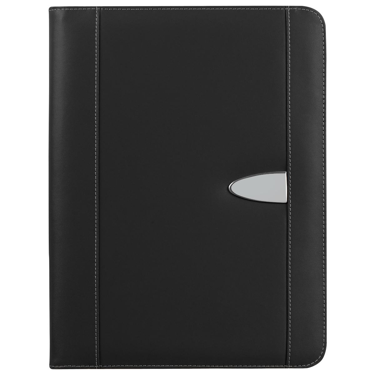 PR11489-Eclipse-Bonded-Leather-Zippered-Portfolio-With-Calculator.jpg PR11489 Eclipse Bonded Leather Zippered Portfolio With Calculator