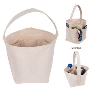 Custom Promotional Products 4 PR11947 1 NATURAL DECORATED Garden Tote Bag