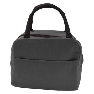 Custom Promotional Products 9 PR12299 1 BLACK WITH GRAY DECORATED Watson Water Resistant Lunch Bag
