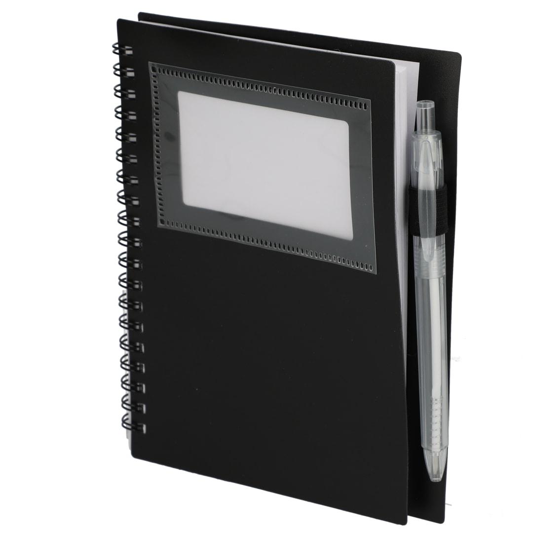 PR12493-5-x-7-FSC-Recycled-Star-Spiral-Notebook-with-Pe.jpg PR12493 5 x 7 FSC Recycled Star Spiral Notebook with Pe
