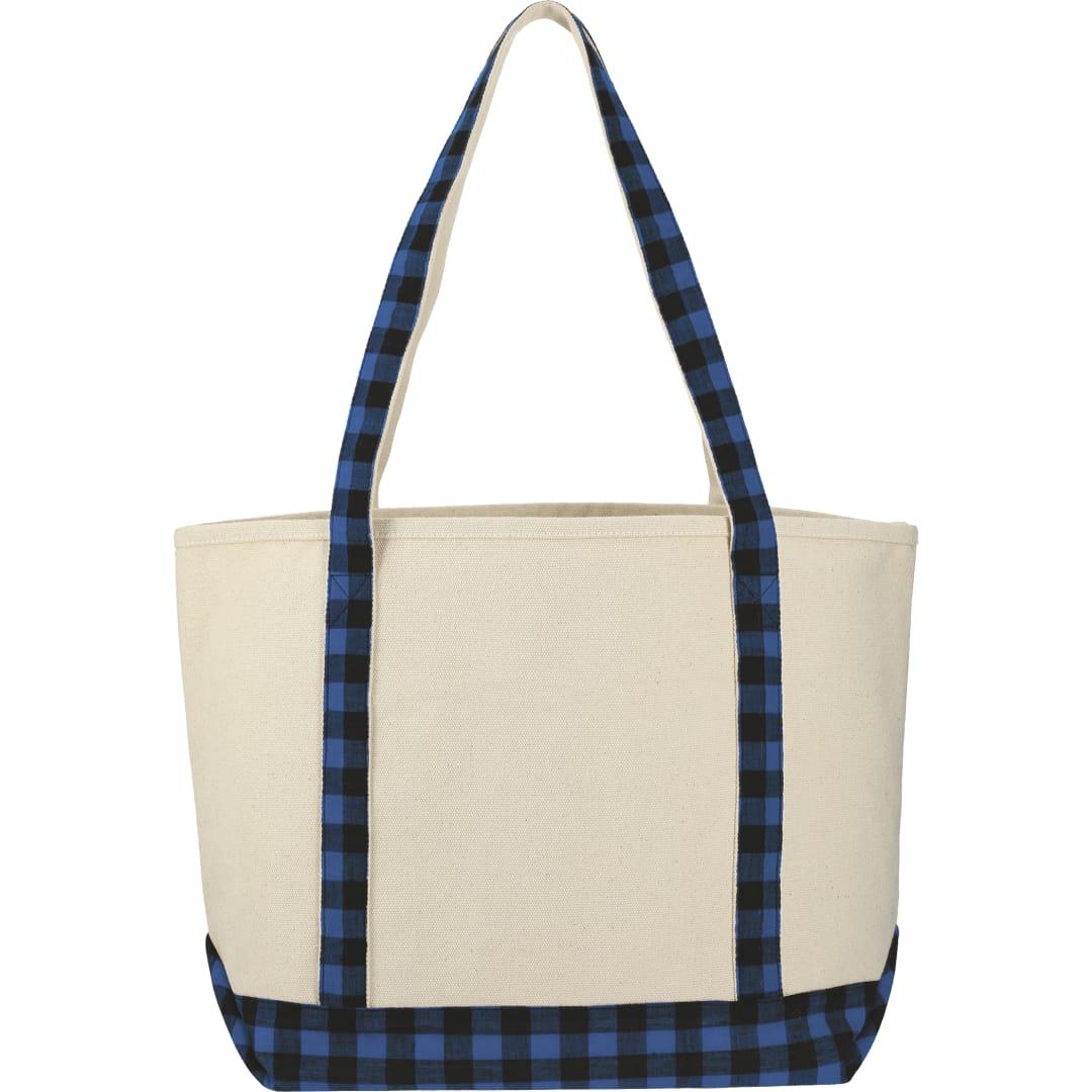 PR12527-Buffalo-Plaid-18oz-Cotton-Boat-Tote.jpg PR12527 Buffalo Plaid 18oz Cotton Boat Tote
