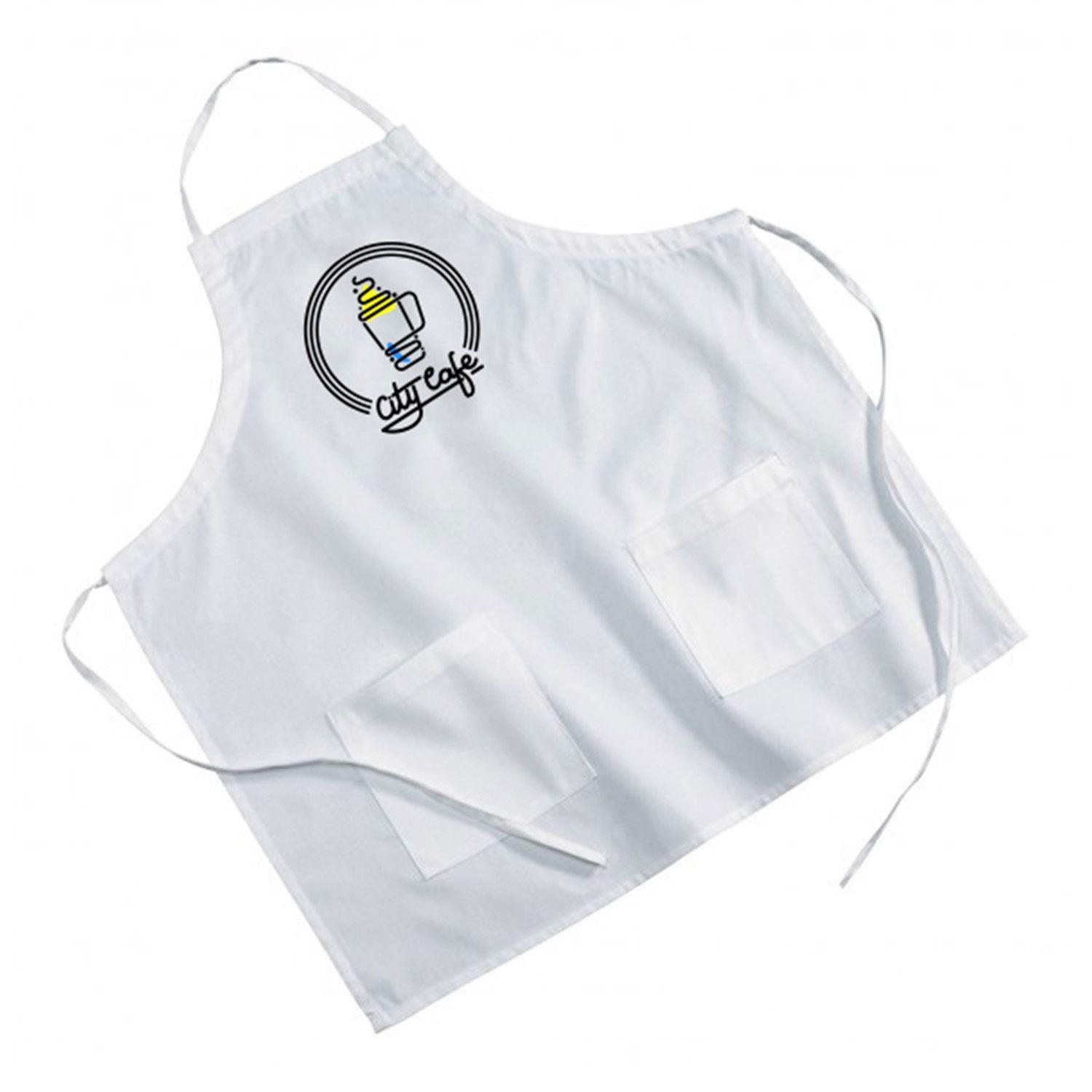 PR12555-White-PolyCotton-Twill-Bbq-Apron.jpg PR12555 White PolyCotton Twill Bbq Apron