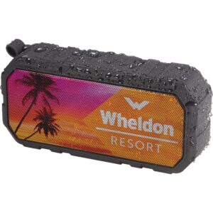 Custom Promotional Products 14 PR12689 1 Black BK DECORATED Brick Outdoor Waterproof Bluetooth Speaker