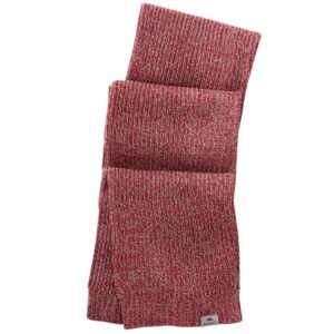 Custom Promotional Products 2 PR12739 1 Dark Red Heather 372 DECORATED Unisex RAVENLAKE Roots73 Knit Scarf