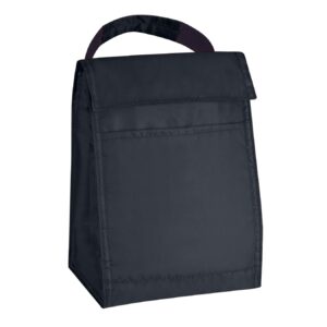 Custom Promotional Products 21 PR12831 1 BLACK DECORATED Budget Lunch Bag