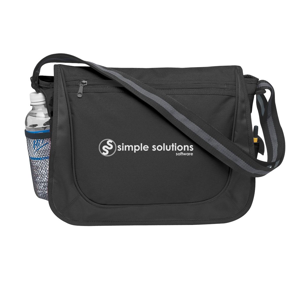PR13595-Messenger-Bag-With-Matching-Striped-Handle.jpg PR13595 Messenger Bag With Matching Striped Handle