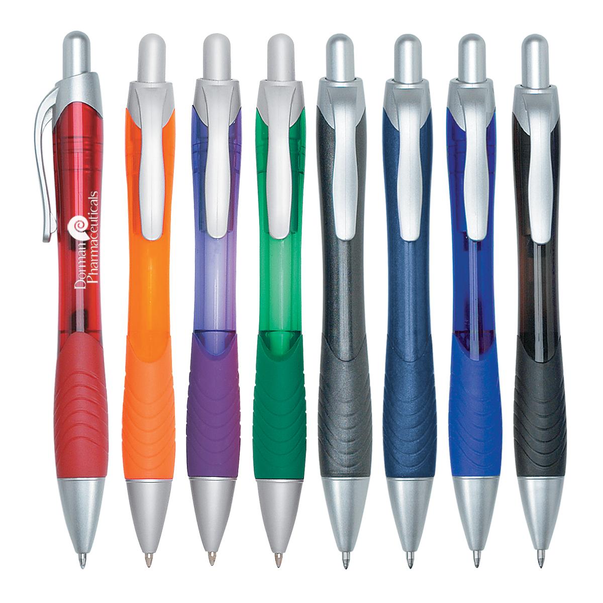 PR13667-Rio-Gel-Pen-With-Contoured-Rubber-Grip.jpg PR13667 Rio Gel Pen With Contoured Rubber Grip