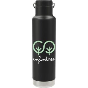 Custom Promotional Products 10 PR13777 1 Black BK DECORATED Klean Kanteen Eco Insulated Classic 20oz Loop cap