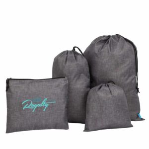 PR13977 1 Graphite GA DECORATED Excursion Recycled Clean Bags Set