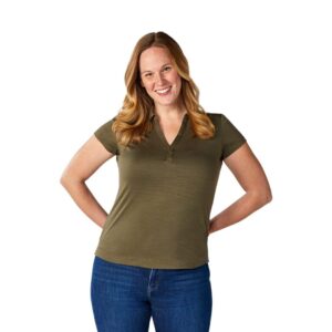 PR14089 Womens AMOS Eco SS Polo
