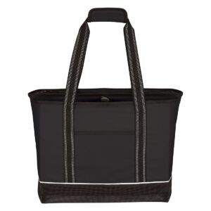 Custom Promotional Products 2 PR14267 1 BLACK DECORATED Daytona Cooler Tote Bag