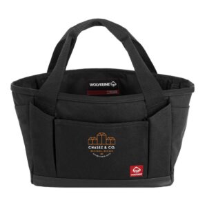 PR14299 1 Black BK DECORATED Wolverine 13 17 Pocket Tool Tote