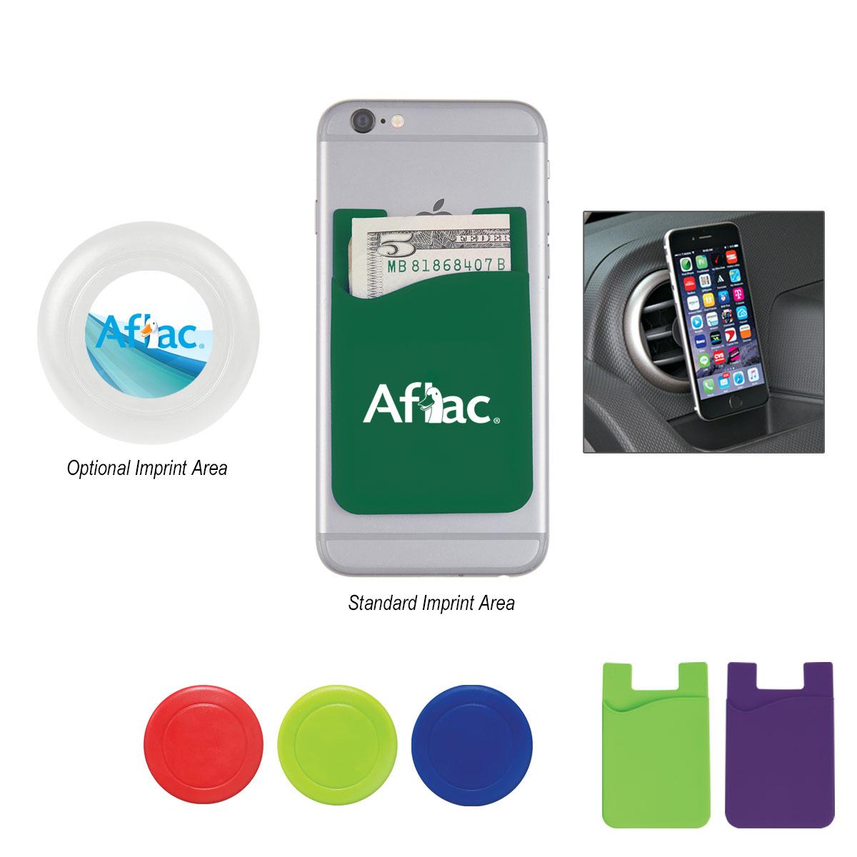 PR14593-Silicone-Magnetic-Auto-Air-Vent-Phone-Wallet.jpg PR14593 Silicone Magnetic Auto Air Vent Phone Wallet