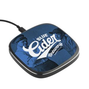 PR14909 1 Black BK DECORATED Recon 15W Wireless Pad with Power Detecting Coil