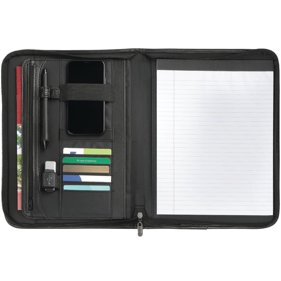 PR14967-Burke-Zippered-Padfolio-with-FSC-Mix-Paper.jpg PR14967 Burke Zippered Padfolio with FSC Mix Paper