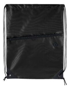 PR15049 Front Zip Drawstring Backpack