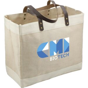 Custom Promotional Products 16 PR15071 1 Natural NT DECORATED Westover Premium Market Tote