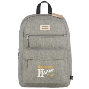 PR15787 1 Gray GY DECORATED The Goods Recycled 15 Laptop Backpack