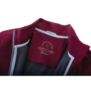 Custom Promotional Products 21 PR16513 1 Maroon 384 DECORATED Womens SENGER Knit Jacket