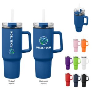 PR16645 40 Oz. Full Color Quest Stainless Steel Tumbler