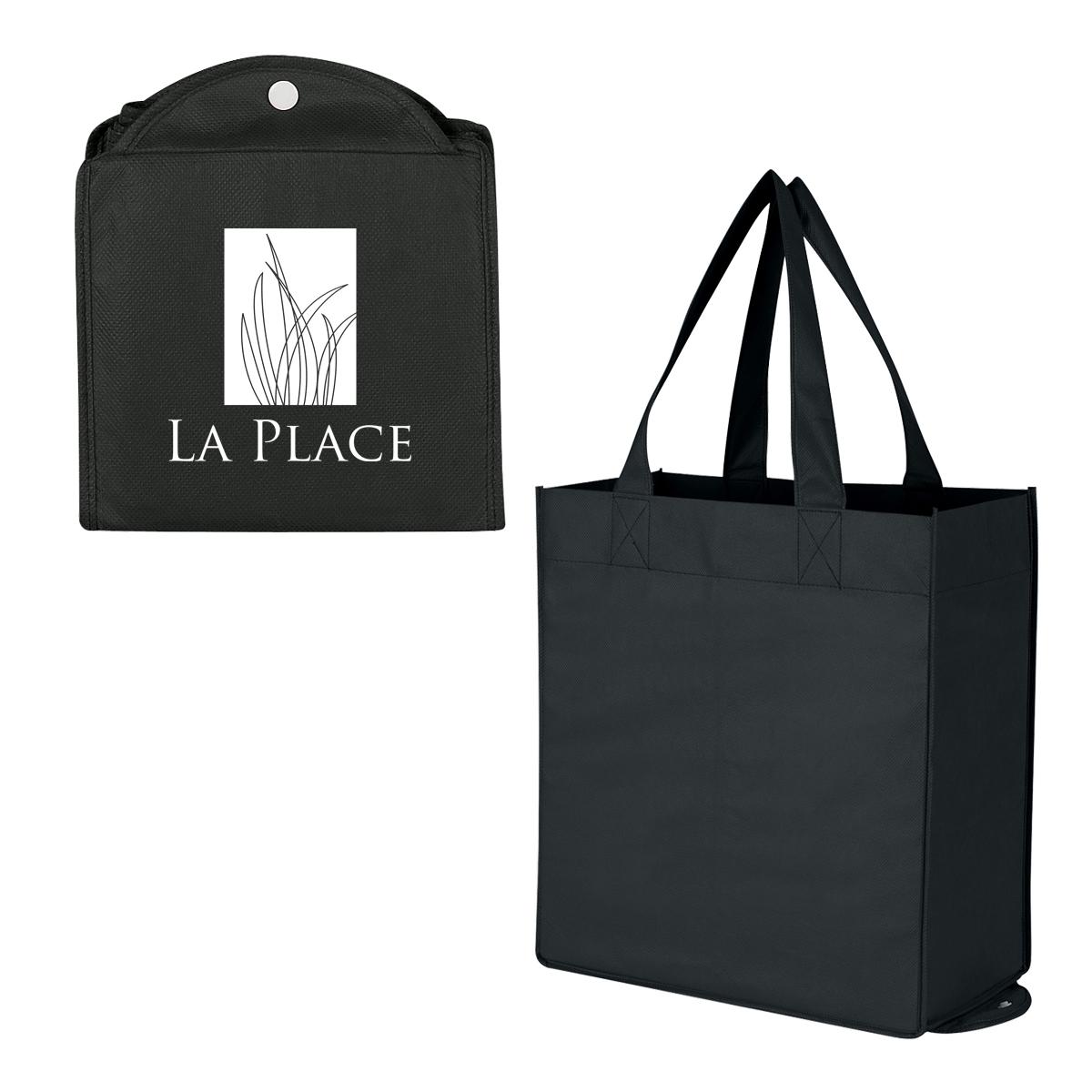 PR16747-Non-Woven-Foldable-Shopper-Tote-Bag.jpg PR16747 Non Woven Foldable Shopper Tote Bag