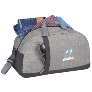 Custom Promotional Products 4 PR16809 1 Graphite GA DECORATED Reclaim Recycled Sport Duffel