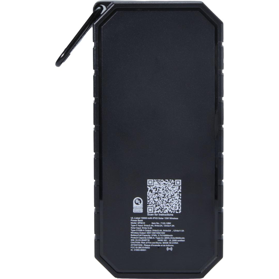 PR16853-UL-Listed-10000-IPX5-Solar-15W-Wireless-Power-Ban.jpg PR16853 UL Listed 10000 IPX5 Solar 15W Wireless Power Ban