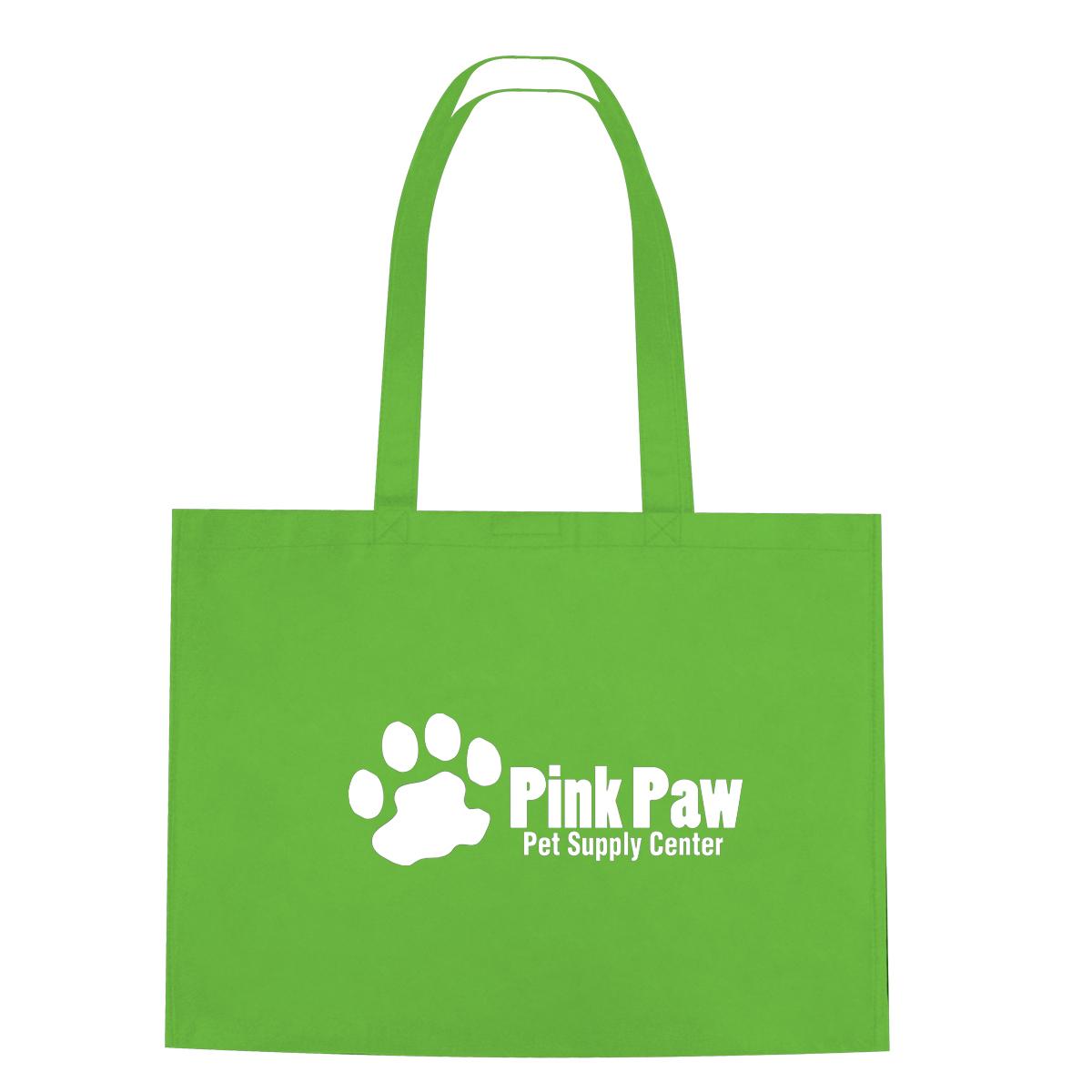 PR17163-Non-Woven-Shopper-Tote-Bag-With-Hook-And-Loop-Closure.jpg PR17163 Non Woven Shopper Tote Bag With Hook And Loop Closure