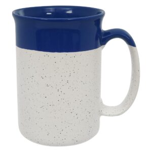 Custom Promotional Products 9 PR18051 1 WHITE WITH BLACK DECORATED 13 Oz. Speckled Mug