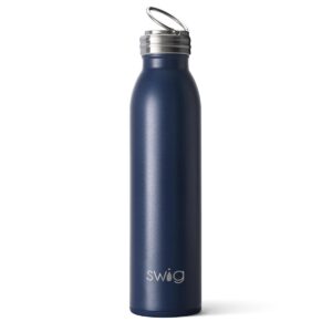 Custom Promotional Products 20 PR18163 2 NAVY BLUE DECORATED 20 Oz. Swig Life Stainless Steel Bottle