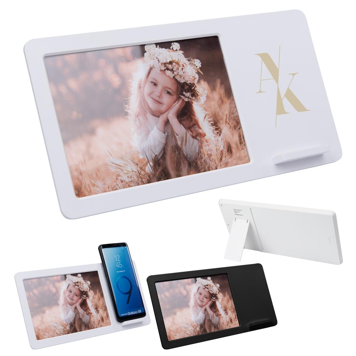 PR18279-4x6-Picture-Frame-With-Wireless-Charger.jpg PR18279 4x6 Picture Frame With Wireless Charger