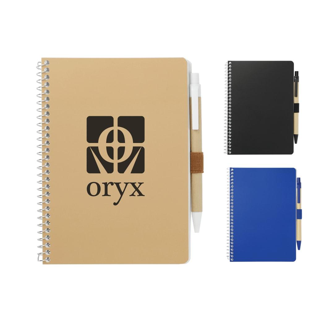 PR18411-5-x-7-FSC-Mix-Spiral-Notebook-with-Pen.jpg PR18411 5 x 7 FSC Mix Spiral Notebook with Pen