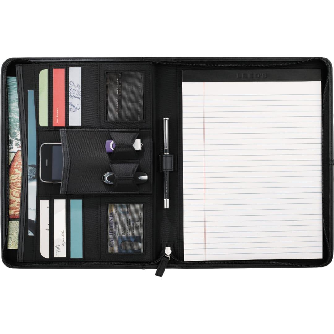 PR19395-Pedova-Zippered-UltraHyde-Padfolio-FSC-Mix-Paper.jpg PR19395 Pedova Zippered UltraHyde Padfolio FSC Mix Paper