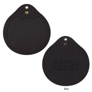 Custom Promotional Products 2 PR19447 1 BLACK DECORATED Round Tech Accessories Pouch
