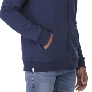 PR19521 1 ten Dress Blue 862 DECORATED tentree Organic Cotton Zip Hoodie Mens