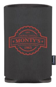 Custom Promotional Products 4 PR19883 1 Hunter Green DECORATED Koozie Collapsible Can Cooler