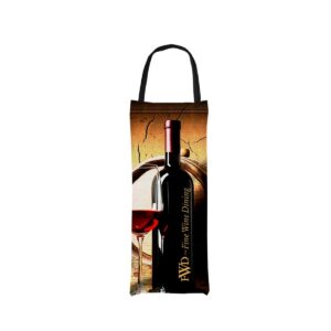 PR20181 6 W X 16 H Polyester Wine Bag