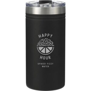 Custom Promotional Products 6 PR20835 1 Black BK DECORATED Arctic Zone Titan Thermal HP Slim Cooler 12oz