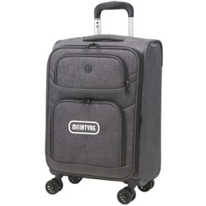 Custom Promotional Products 9 PR21113 1 Graphite GA DECORATED Wenger RPET 21 Graphite Carry On