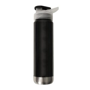 PR21599 1 BLACK DECORATED 25 Oz. Rian Bottle