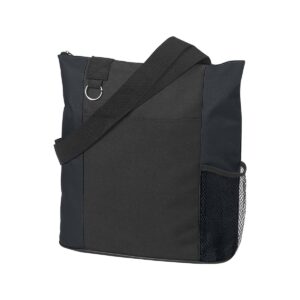 PR22375 1 BLACK DECORATED Fun Tote Bag