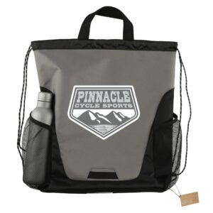 PR22409 Rainier Recycled Drawstring Bag