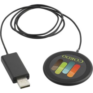 Custom Promotional Products 2 PR22433 1 Black BK DECORATED MagClick Fast Wireless Charging Pad