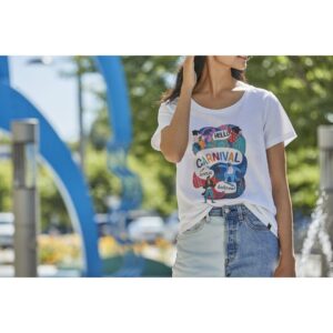 PR22599 American Giant Classic Cotton V Neck T Womens
